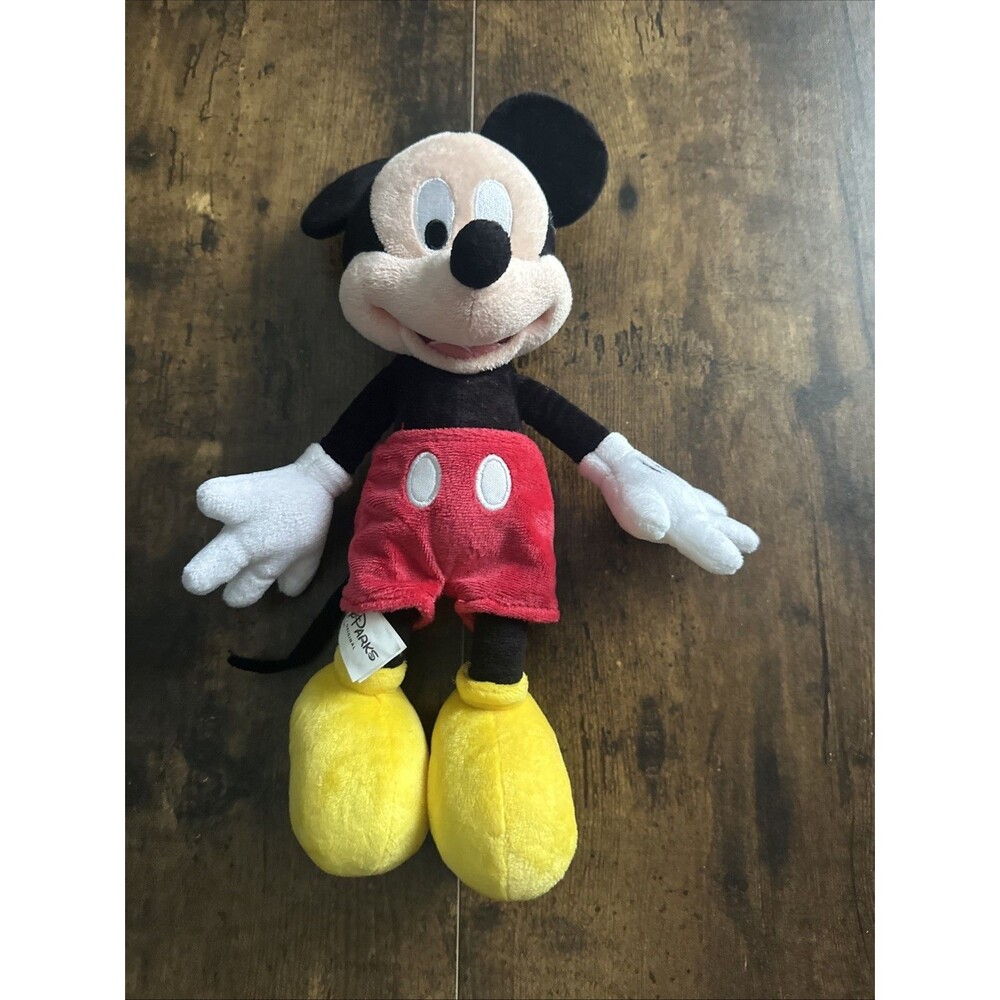Disney Parks Mickey Mouse Plush Stuffed Animal 12”